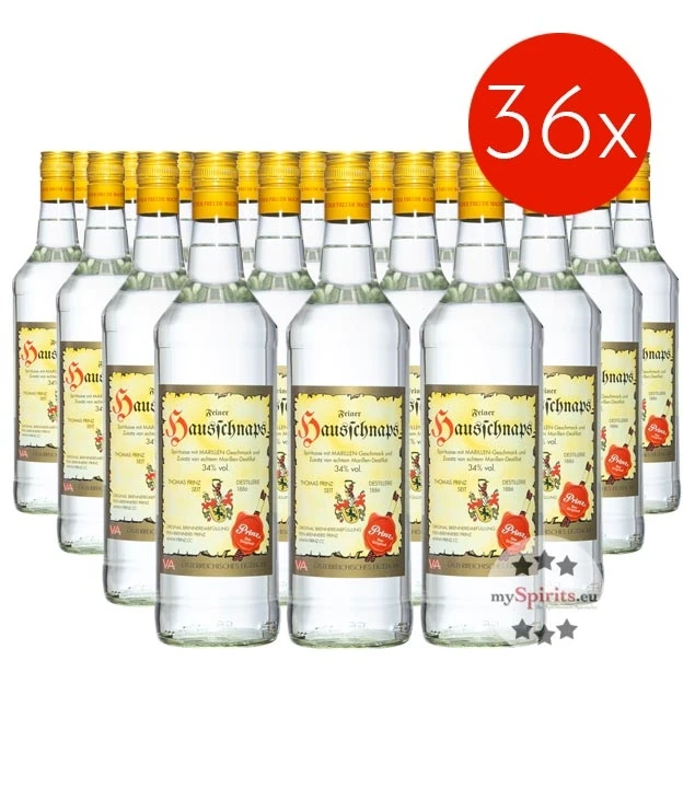 Prinz Hausschnaps / 34% Vol. - 36 Flaschen 3 Prinz Hausschnaps / 34% Vol. - 36 Flaschen
