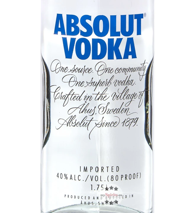 Absolut Vodka 1,75L 4 Absolut Vodka 1,75L – Bild 2