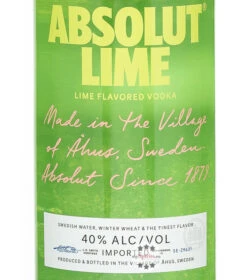 Absolut Vodka Lime 1L -Spirituosengeschäft absolut vodka lime 1 liter 7