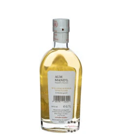 Alm Mand’l Williams-Birnen-Schnaps Im Holzfass Gereift -Spirituosengeschäft alm mandl williams birnen schnaps holzfass 07 liter 1
