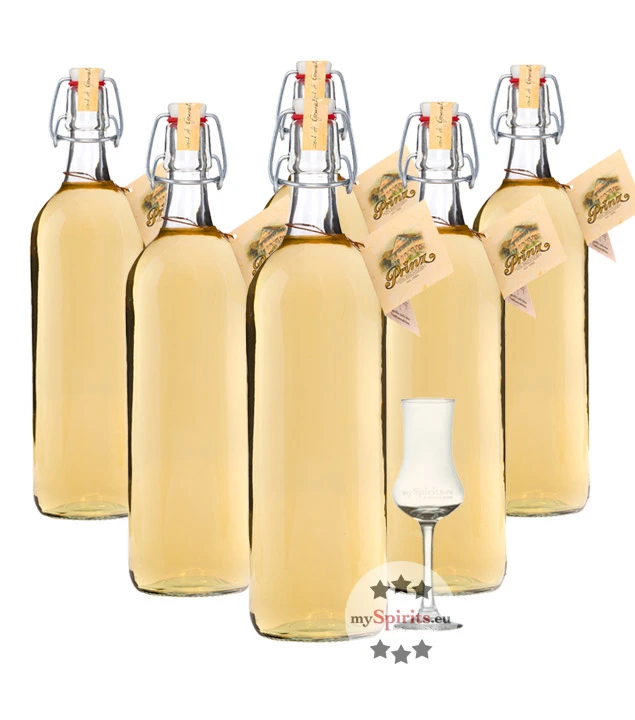 6 X Prinz Alte Haselnuss 1l + Gratis Schnapskelch 3 6 X Prinz Alte Haselnuss 1l + Gratis Schnapskelch