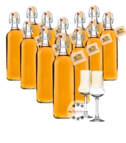 12 X Prinz Alte Wald-Himbeere + 2 Gratis Schnapskelche