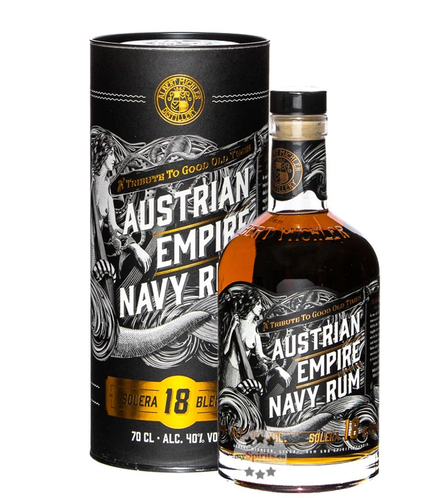 Austrian Empire Navy Rum Solera 18 3 Austrian Empire Navy Rum Solera 18