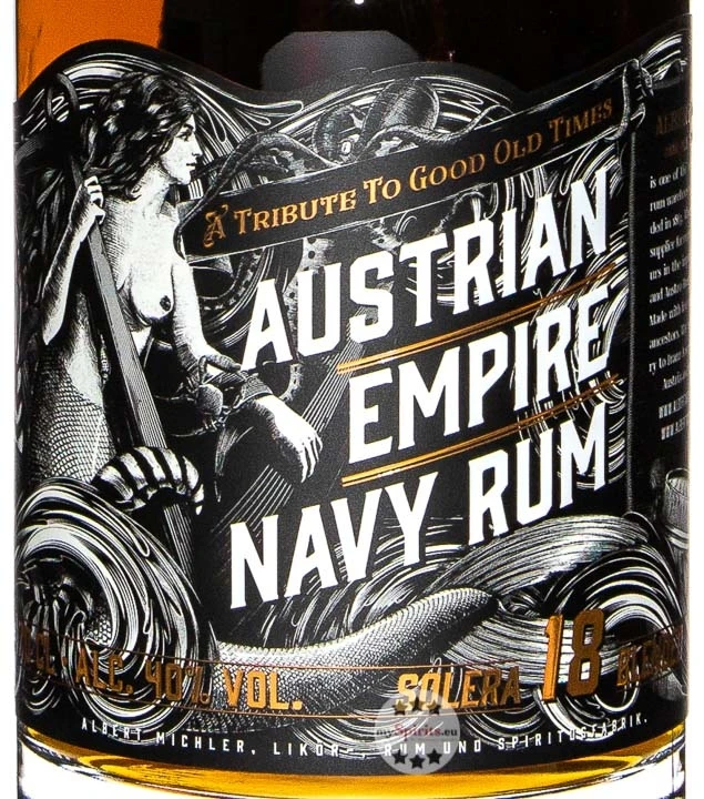 Austrian Empire Navy Rum Solera 18 5 Austrian Empire Navy Rum Solera 18 – Bild 3