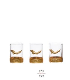Beluga Vodka Geschenkset: Beluga Allure Vodka + 3 Shot-Gläser -Spirituosengeschäft beluga allure vodka geschenkset mit 3 glaesern 1