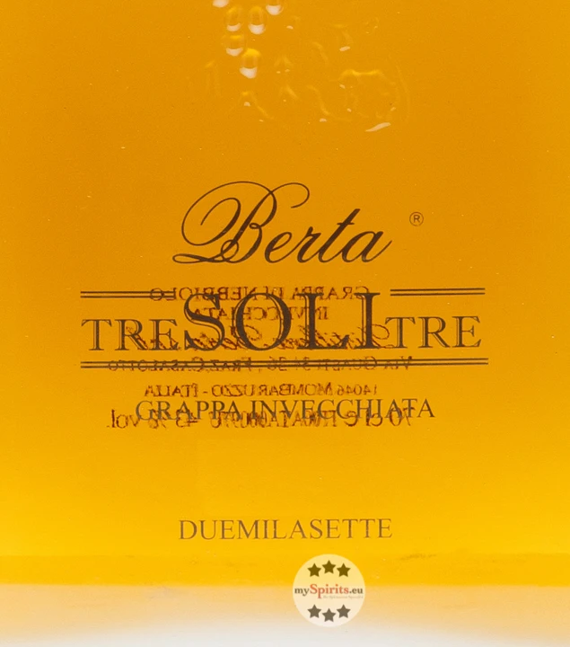 Berta Tre Soli Tre Grappa Invecchiata 5 Berta Tre Soli Tre Grappa Invecchiata – Bild 3