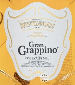 Bertagnolli Gran Grappino Barrique -Spirituosengeschäft bertagnolli gran grappino barrique grappa 07 liter 4 1