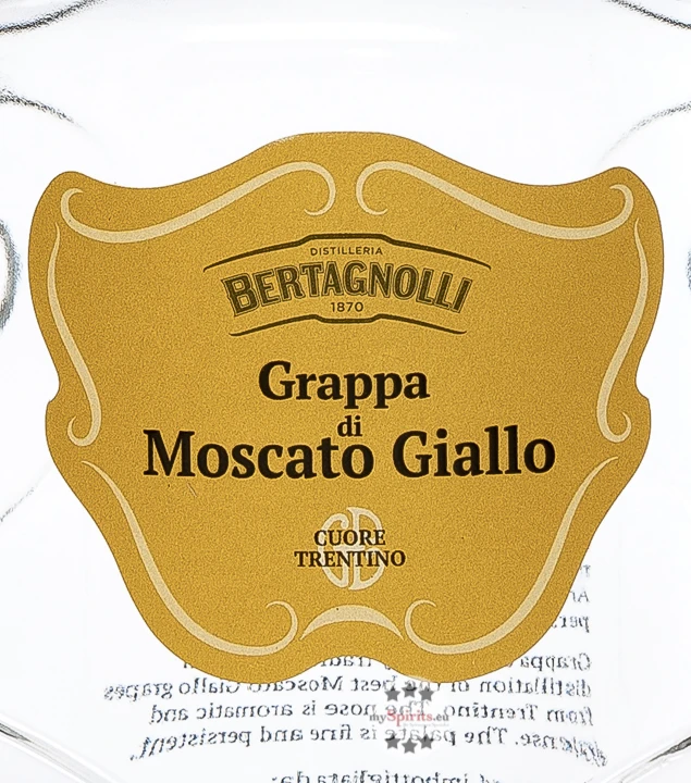 Bertagnolli Grappa Di Moscato Giallo 5 Bertagnolli Grappa Di Moscato Giallo – Bild 3