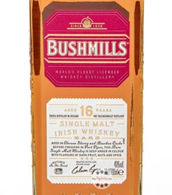 Bushmills 16 Jahre Single Malt Irish Whiskey -Spirituosengeschäft bushmills 16 jahre whiskey 07 liter 6