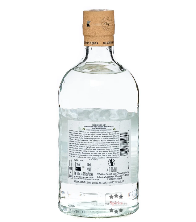 Discarded Grape Skin Chardonnay Vodka 5 Discarded Grape Skin Chardonnay Vodka – Bild 3