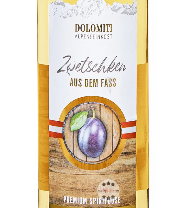Dolomiti Antiquus Zwetschke Barrique 0,7l 4 Dolomiti Antiquus Zwetschke Barrique 0,7l – Bild 2
