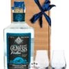 Genesis Vodka Geschenkset Mit 2 Gläsern -Spirituosengeschäft genesis vodka 07 l 2 nosing glas 3