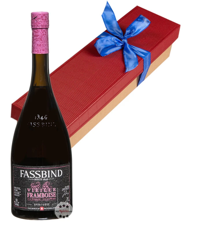 Fassbind Geschenk-Set Vieille Framboise 3 Fassbind Geschenk-Set Vieille Framboise