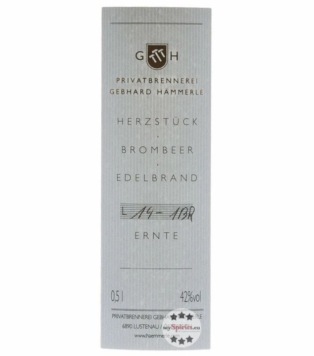 Hämmerle Herzstück Brombeer-Edelbrand 5 Hämmerle Herzstück Brombeer-Edelbrand – Bild 3