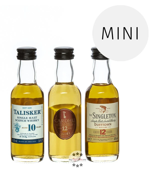 Classic Malts Single Malt Scotch Whisky Miniaturenset 4 Classic Malts Single Malt Scotch Whisky Miniaturenset – Bild 2