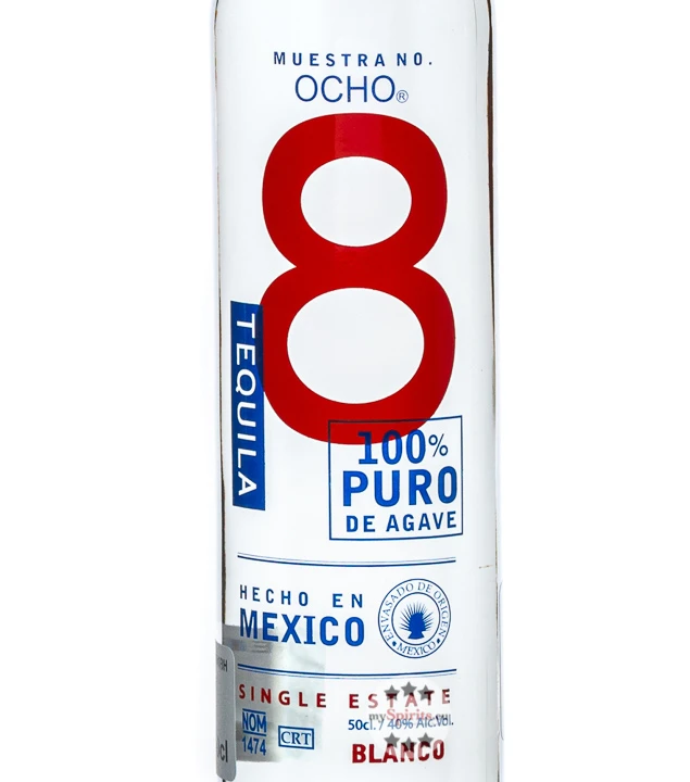 Tequila Ocho Blanco 4 Tequila Ocho Blanco – Bild 2