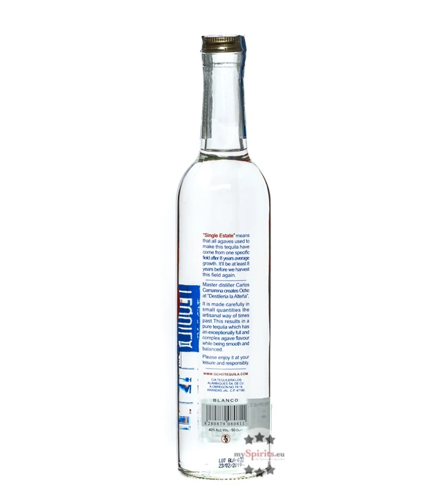 Tequila Ocho Blanco 5 Tequila Ocho Blanco – Bild 3