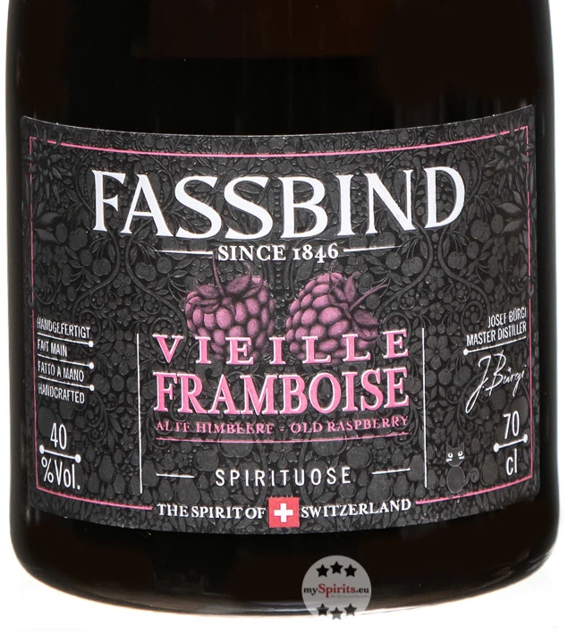 Fassbind Vieille Framboise - Alte Himbeere 4 Fassbind Vieille Framboise - Alte Himbeere – Bild 2
