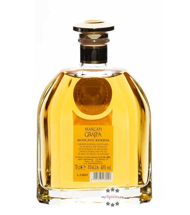 Marcati Grappa Moscato Riserva Bacio Delle Muse 5 Marcati Grappa Moscato Riserva Bacio Delle Muse – Bild 3