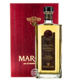 Marcati Grappa Riserva Jahrgang 2002 In Holzkiste