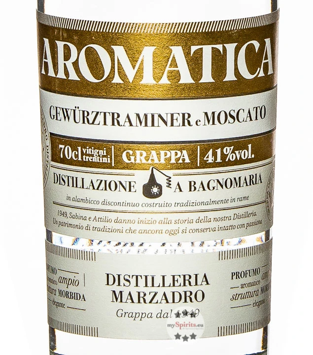 Marzadro Grappa Aromatica 4 Marzadro Grappa Aromatica – Bild 2