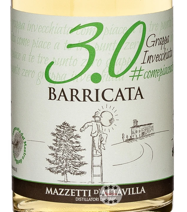 Mazzetti 3.0 Grappa Barricata 0,7l 4 Mazzetti 3.0 Grappa Barricata 0,7l – Bild 2