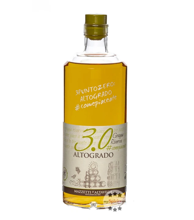 Mazzetti 3.0 Grappa Altogrado 1l 3 Mazzetti 3.0 Grappa Altogrado 1l