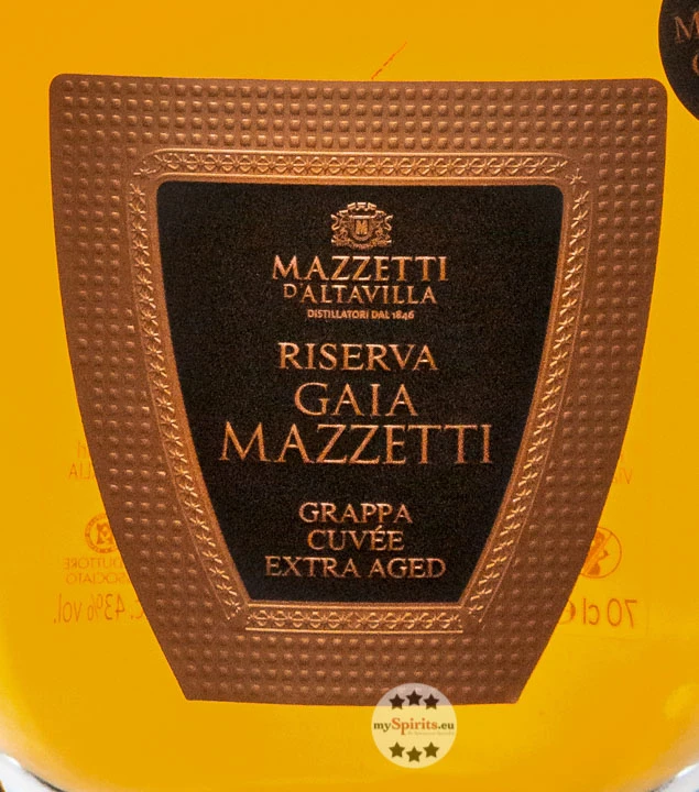 Mazzetti Riserva Gaia Grappa 5 Mazzetti Riserva Gaia Grappa – Bild 3