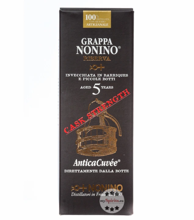 Grappa Nonino Antica Cuvée - Cask Strength - 5 Jahre 7 Grappa Nonino Antica Cuvée - Cask Strength - 5 Jahre – Bild 5