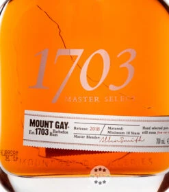 Mount Gay 1703 Master Select Rum -Spirituosengeschäft mount gay 1703 master select rum 07 liter 4