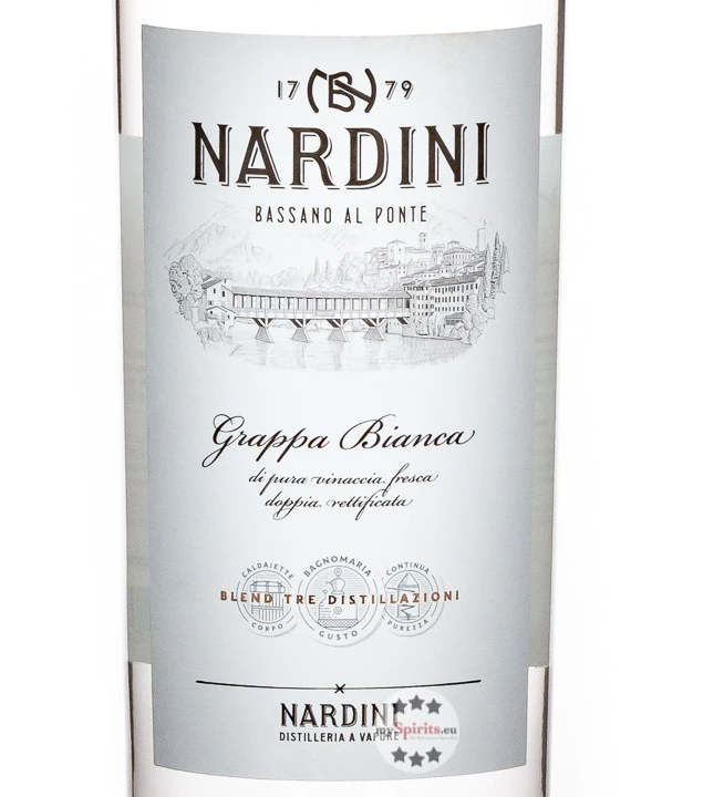 Nardini Grappa Bianca 50° 1 L 4 Nardini Grappa Bianca 50° 1 L – Bild 2