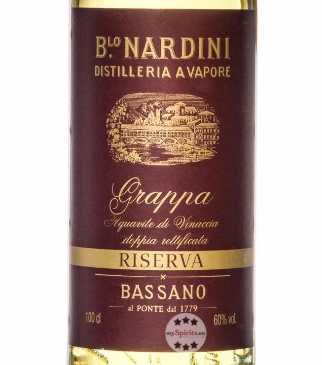 Nardini Grappa Riserva 60° 1 L 4 Nardini Grappa Riserva 60° 1 L – Bild 2