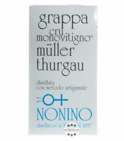 Nonino Grappa Cru Müller-Thurgau 1 L -Spirituosengeschäft nonino grappa cru monovitigno mueller thurgau 1 liter 2