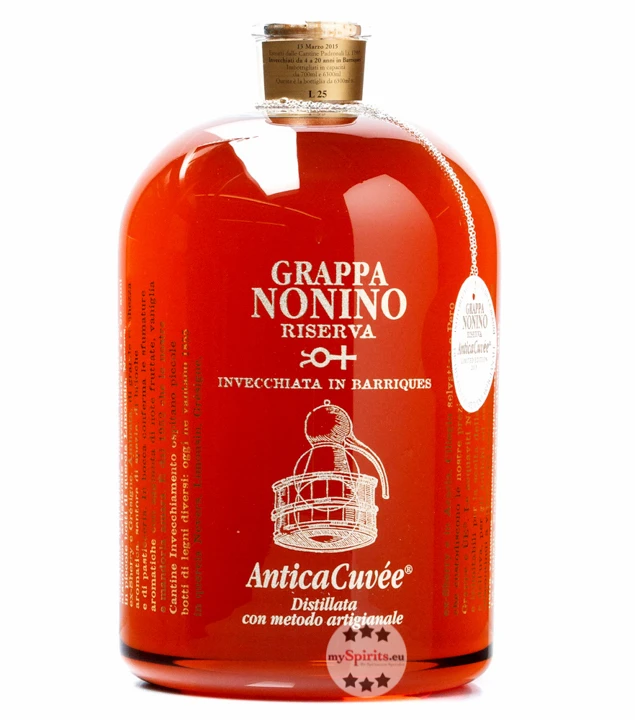 Nonino Grappa Riserva AnticaCuvée 5 Jahre 6,3l 5 Nonino Grappa Riserva AnticaCuvée 5 Jahre 6,3l – Bild 3