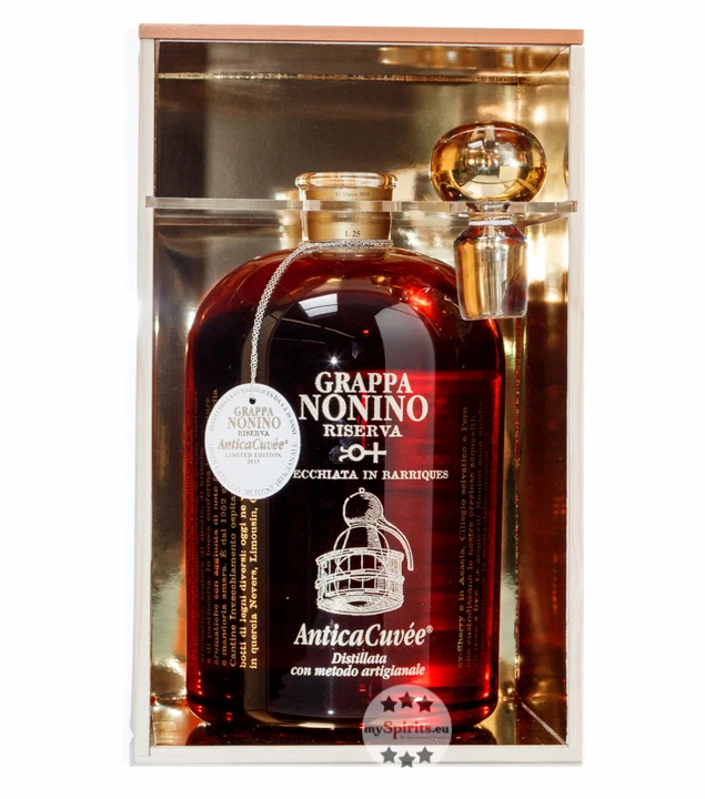 Nonino Grappa Riserva AnticaCuvée 5 Jahre 6,3l 4 Nonino Grappa Riserva AnticaCuvée 5 Jahre 6,3l – Bild 2