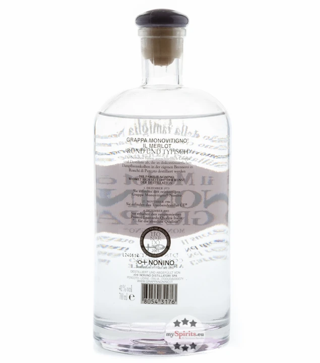 Grappa Nonino ÙE Uvabianca Traubenbrand 5 Grappa Nonino ÙE Uvabianca Traubenbrand – Bild 3