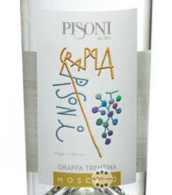 Pisoni Moscato Grappa -Spirituosengeschäft pisoni grappa trentina moscato 0 7 liter 3