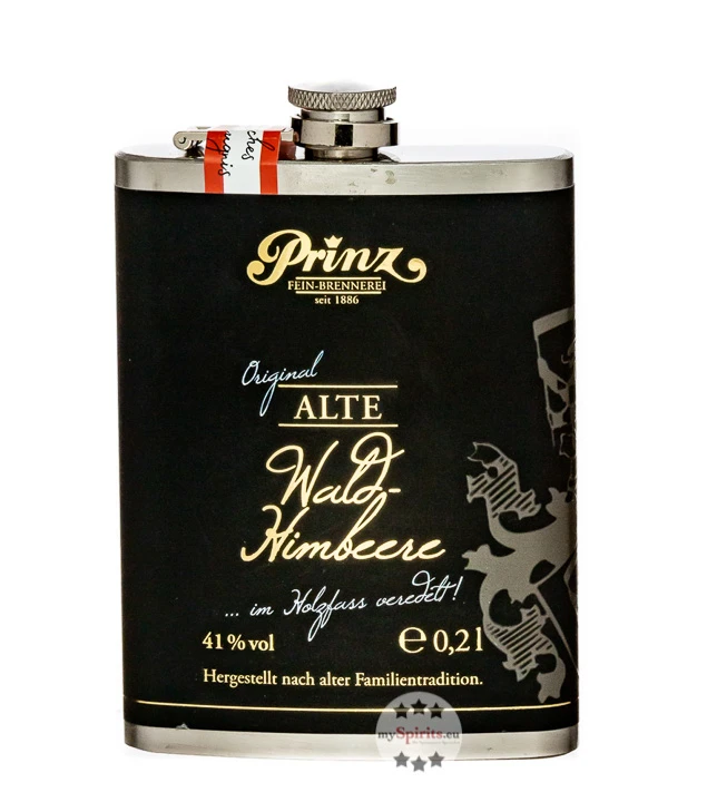 Prinz Flachmann Alte Wald-Himbeere 0,2l 3 Prinz Flachmann Alte Wald-Himbeere 0,2l