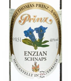 Prinz Enzian Schnaps 05l -Spirituosengeschäft prinz enzian schnaps 05 liter 3