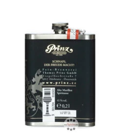Prinz Flachmann Alte Marille 0,2l -Spirituosengeschäft prinz flachmann alte marille 02 liter 1