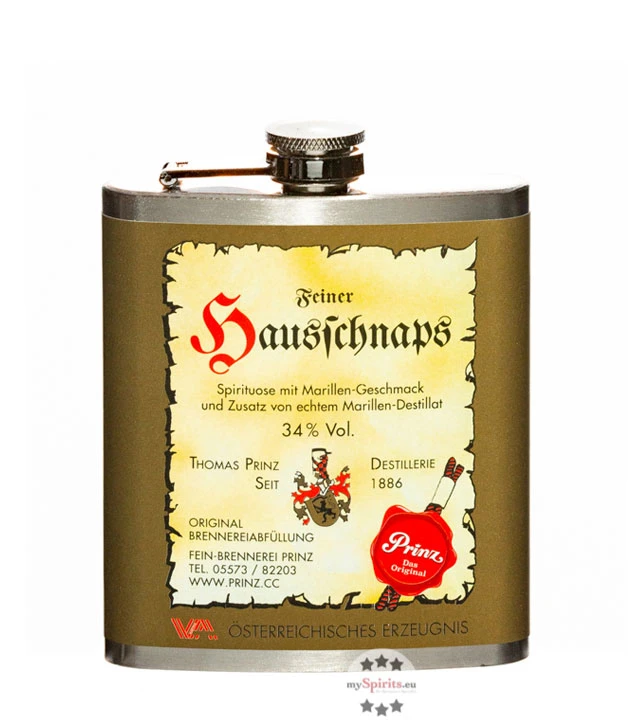 Prinz Flachmann Hausschnaps 0,2l 3 Prinz Flachmann Hausschnaps 0,2l