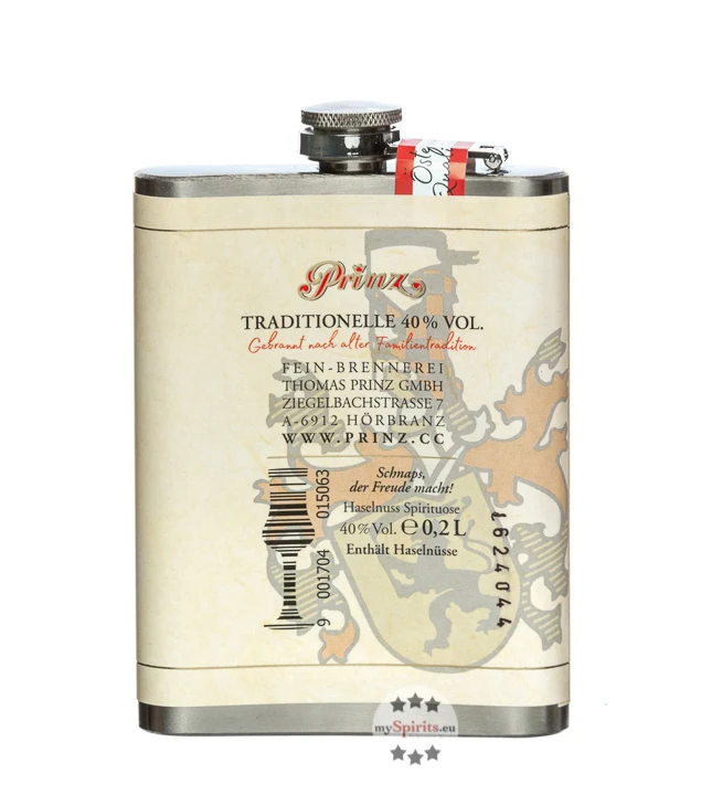 Prinz Flachmann Haselnuss-Schnaps 0,2l 5 Prinz Flachmann Haselnuss-Schnaps 0,2l – Bild 3