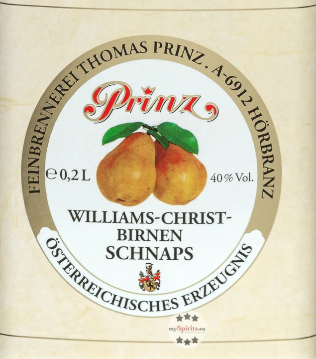 Prinz Flachmann Williams-Birnen-Schnaps 0,2l 4 Prinz Flachmann Williams-Birnen-Schnaps 0,2l – Bild 2