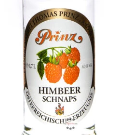 Prinz Himbeer-Schnaps 0,7l -Spirituosengeschäft prinz himbeer schnaps 40 prozent 07 l
