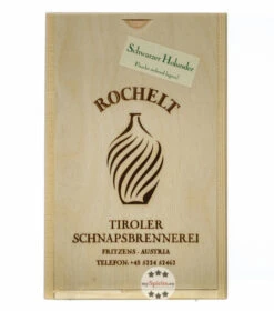 Rochelt Schwarzer Holunder -Spirituosengeschäft rochelt schwarzer holunder 0 35 liter flasche holzkiste