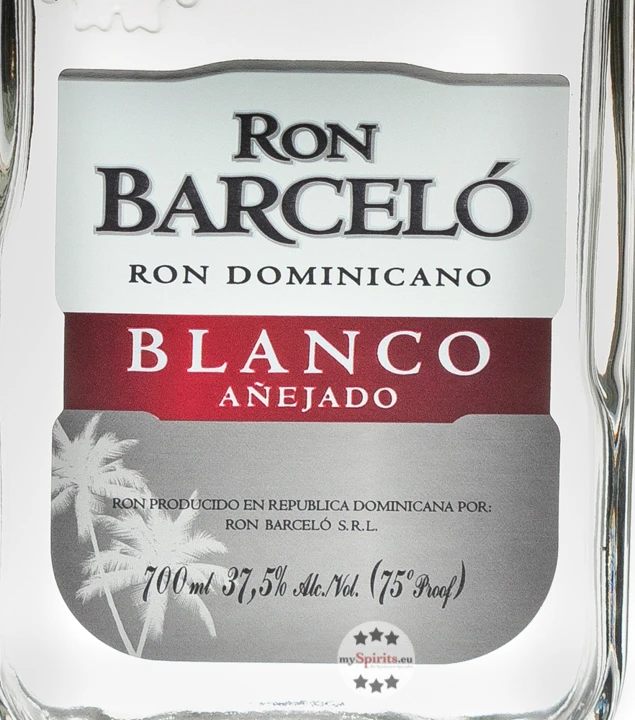 Ron Barcelo Blanco Añejado Rum 0,7l 4 Ron Barcelo Blanco Añejado Rum 0,7l – Bild 2