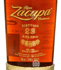 Ron Zacapa Sistema Solera 23 Rum 0,7l 9 Ron Zacapa Sistema Solera 23 Rum 0,7l -Spirituosengeschäft ron zacapa sistema 23 solera rum 07 liter 5
