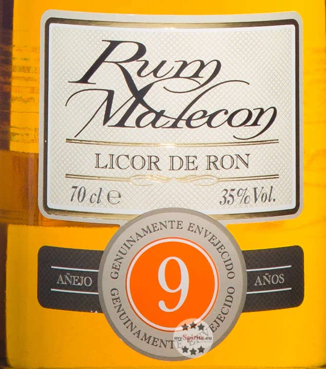 Malecon Licor De Ron 9 Anos 4 Malecon Licor De Ron 9 Anos – Bild 2