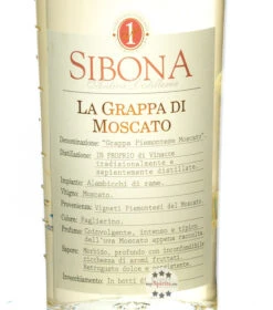 Sibona Grappa Di Moscato -Spirituosengeschäft sibona grappa di moscato 0 5 liter flasche 3