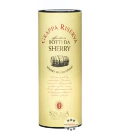 Sibona Grappa Riserva Botti Da Sherry -Spirituosengeschäft sibona grappa riserva botti da sherry 0 5 liter flasche 2